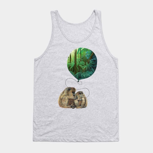 Monkey Dream Tank Top by ruta13art